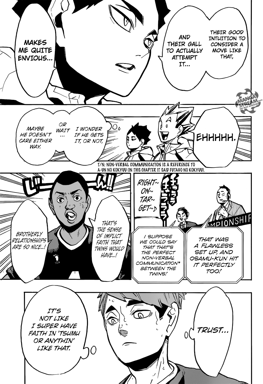 Haikyuu!! Chapter 254