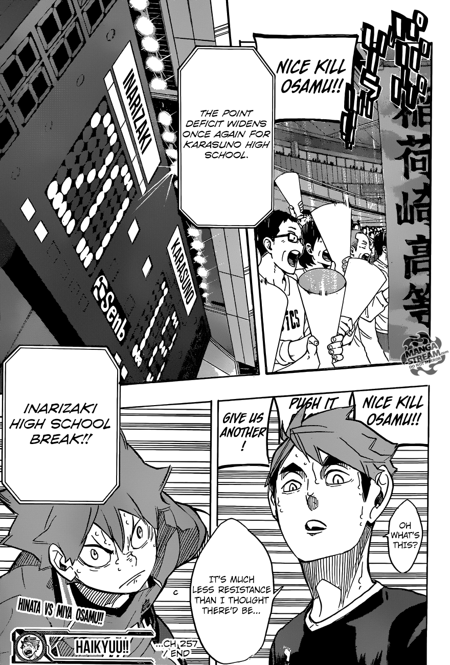 Haikyuu!! Chapter 257