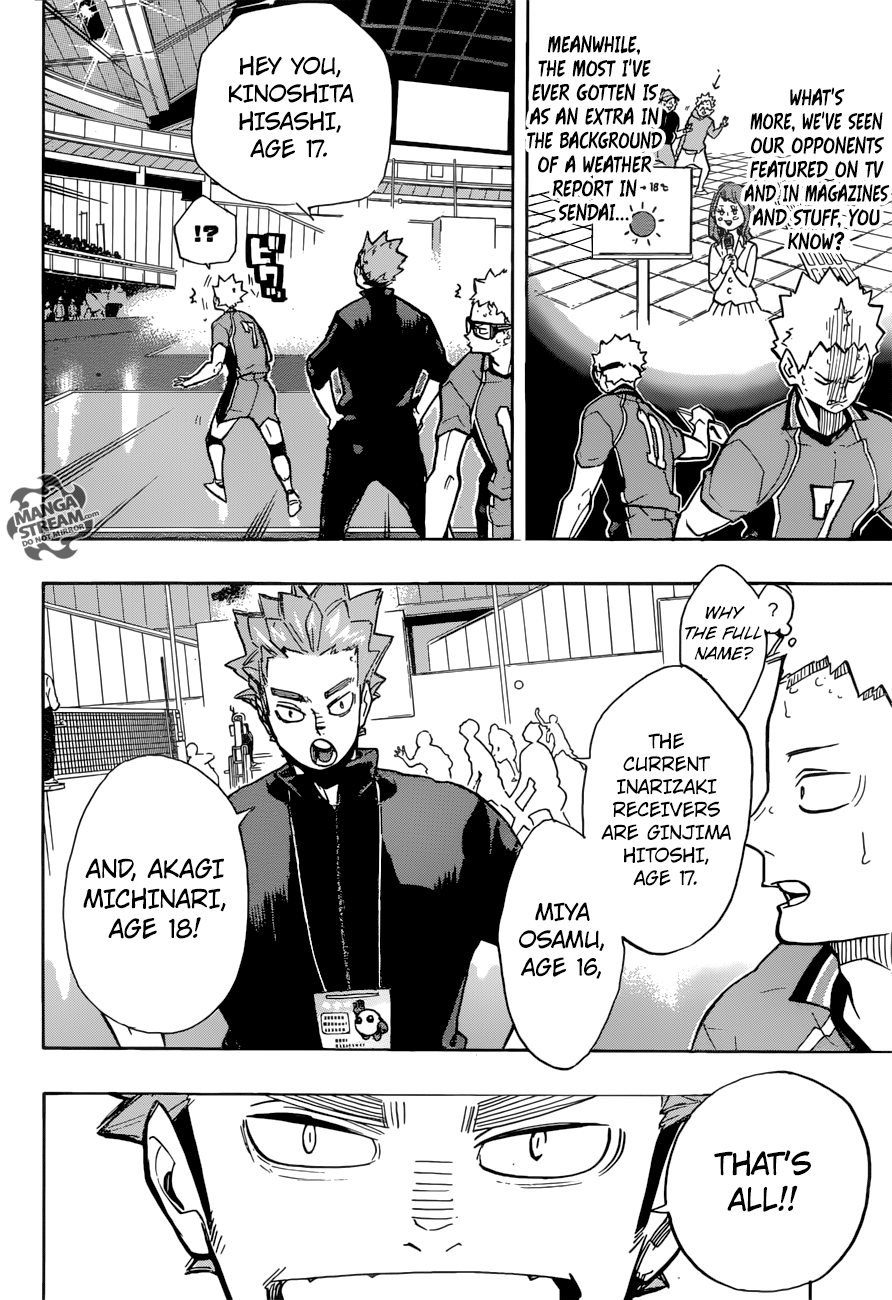 Haikyuu!! Chapter 257