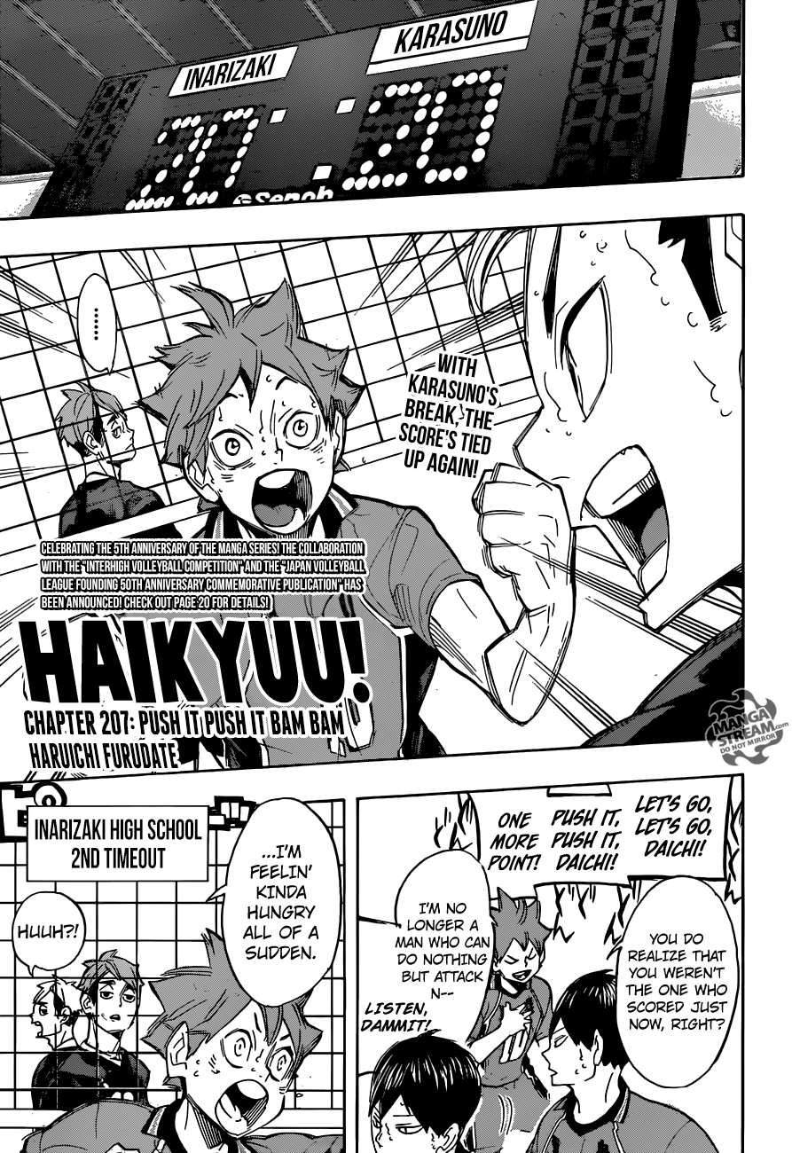 Haikyuu!! Chapter 259