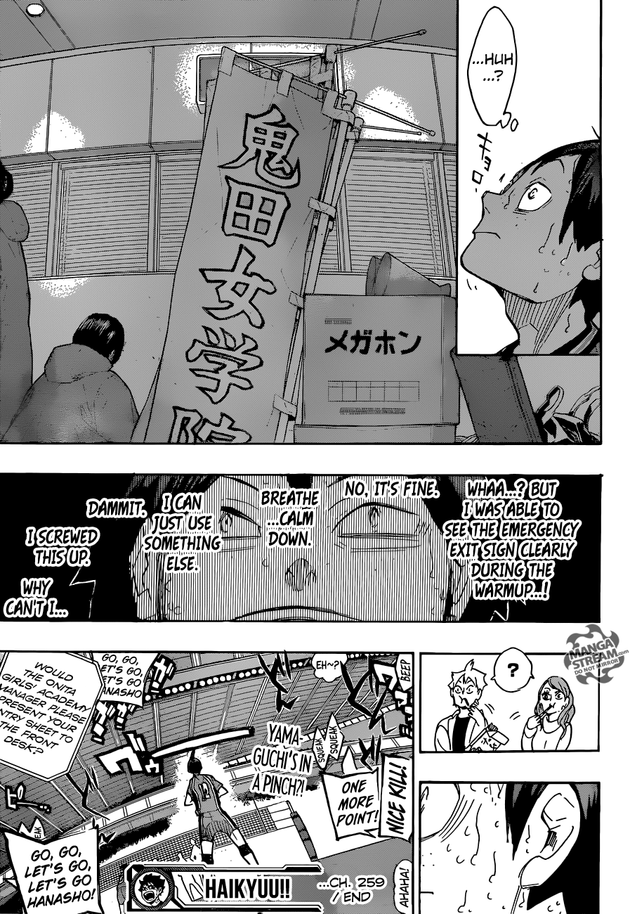 Haikyuu!! Chapter 259