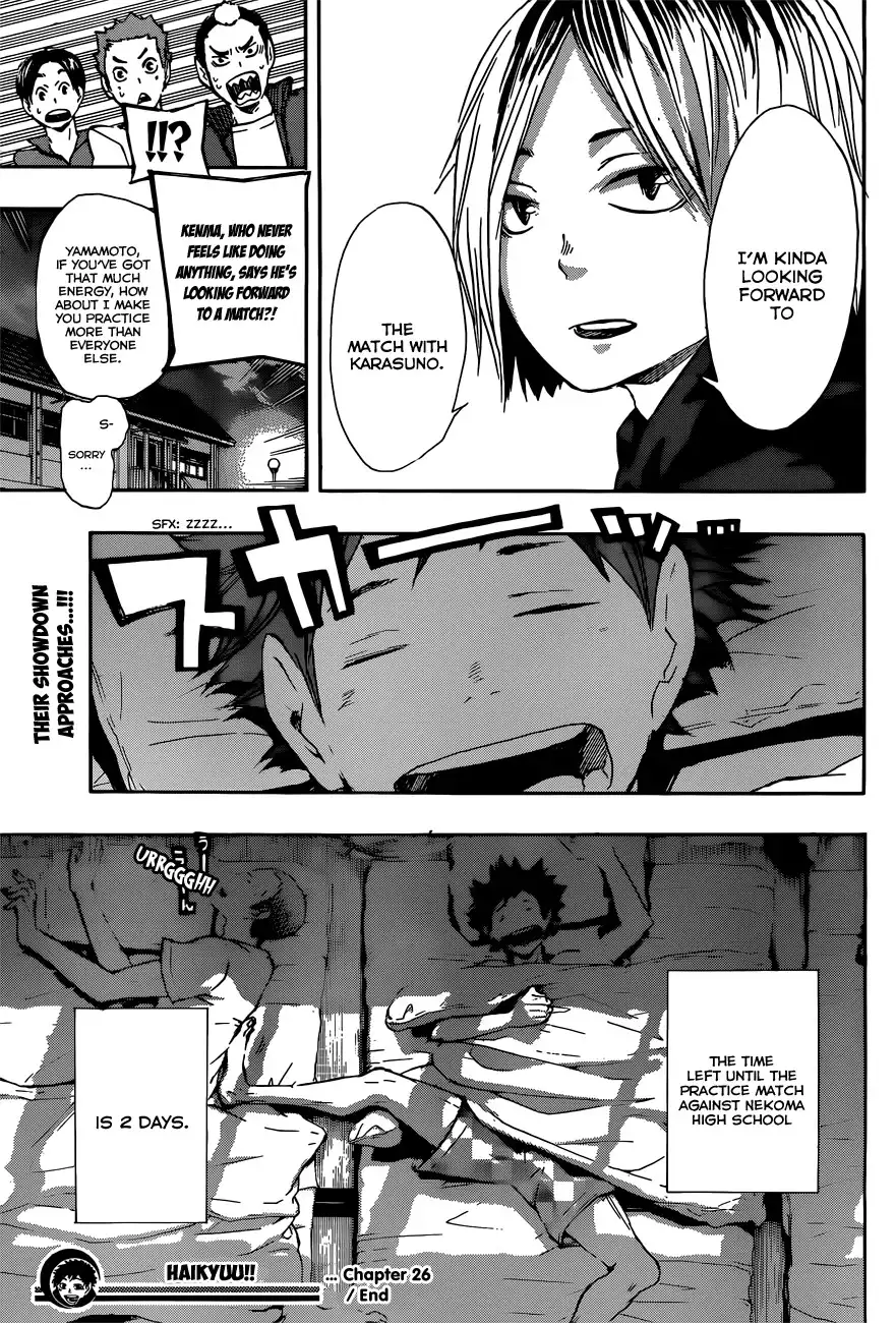 Haikyuu!! Chapter 26