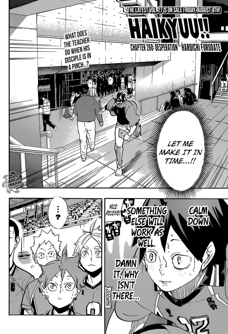 Haikyuu!! Chapter 260