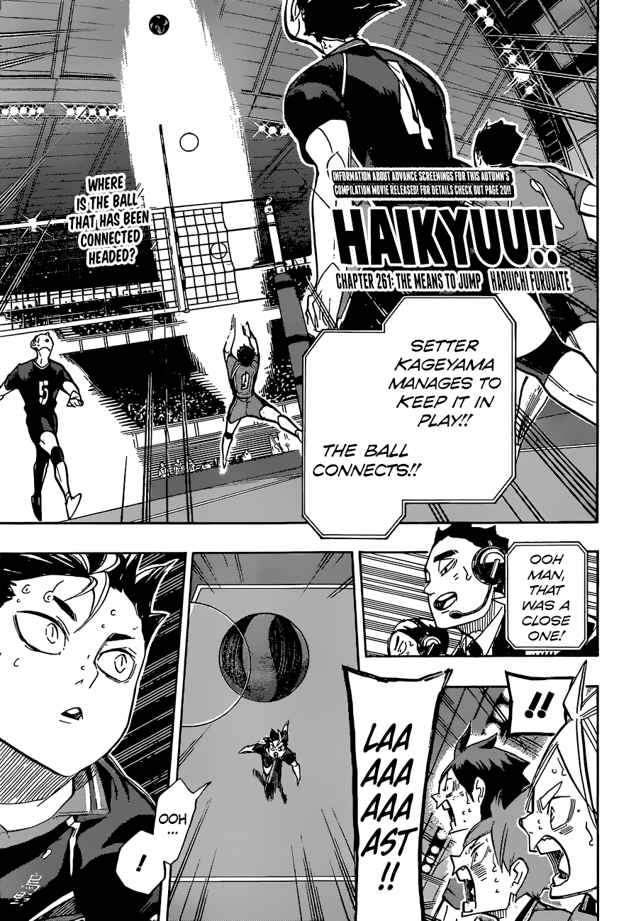 Haikyuu!! Chapter 261