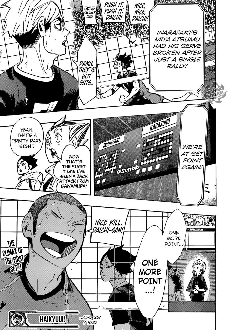 Haikyuu!! Chapter 261