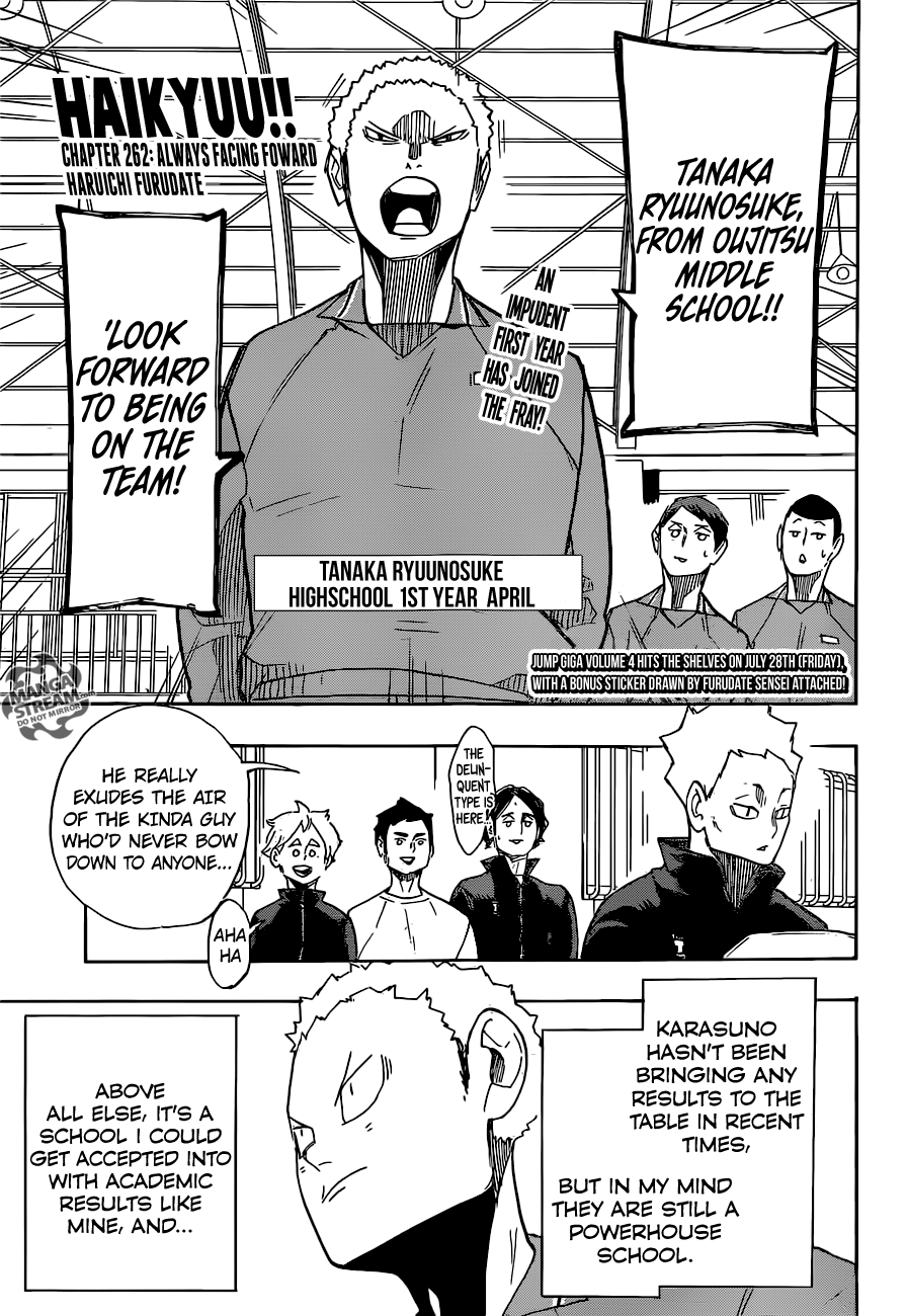 Haikyuu!! Chapter 262