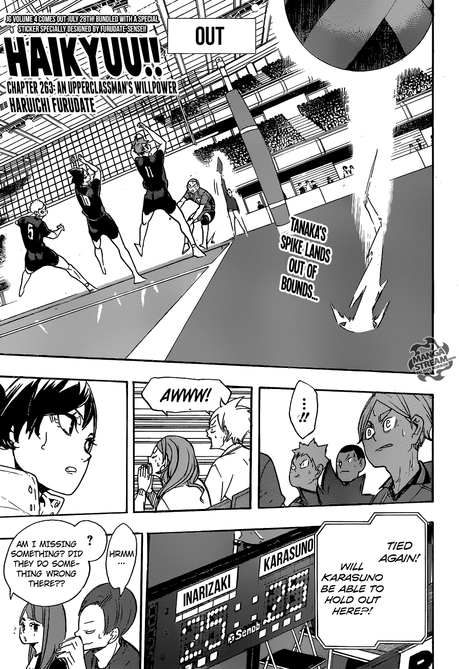 Haikyuu!! Chapter 263