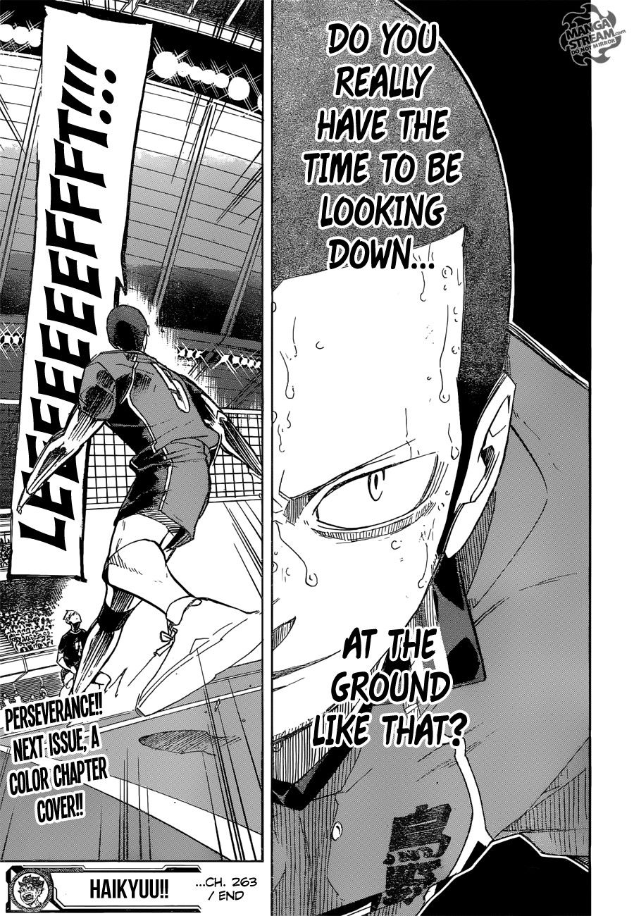 Haikyuu!! Chapter 263