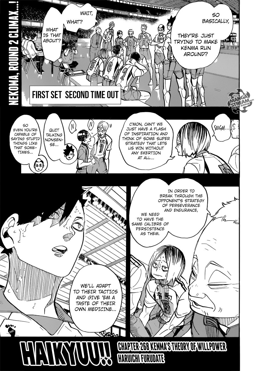 Haikyuu!! Chapter 268