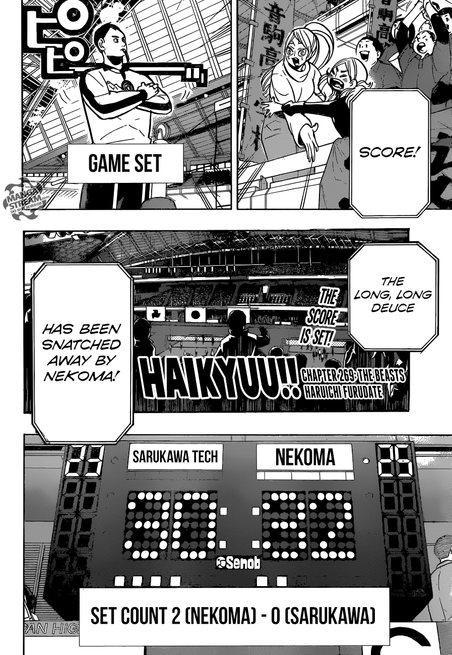 Haikyuu!! Chapter 269