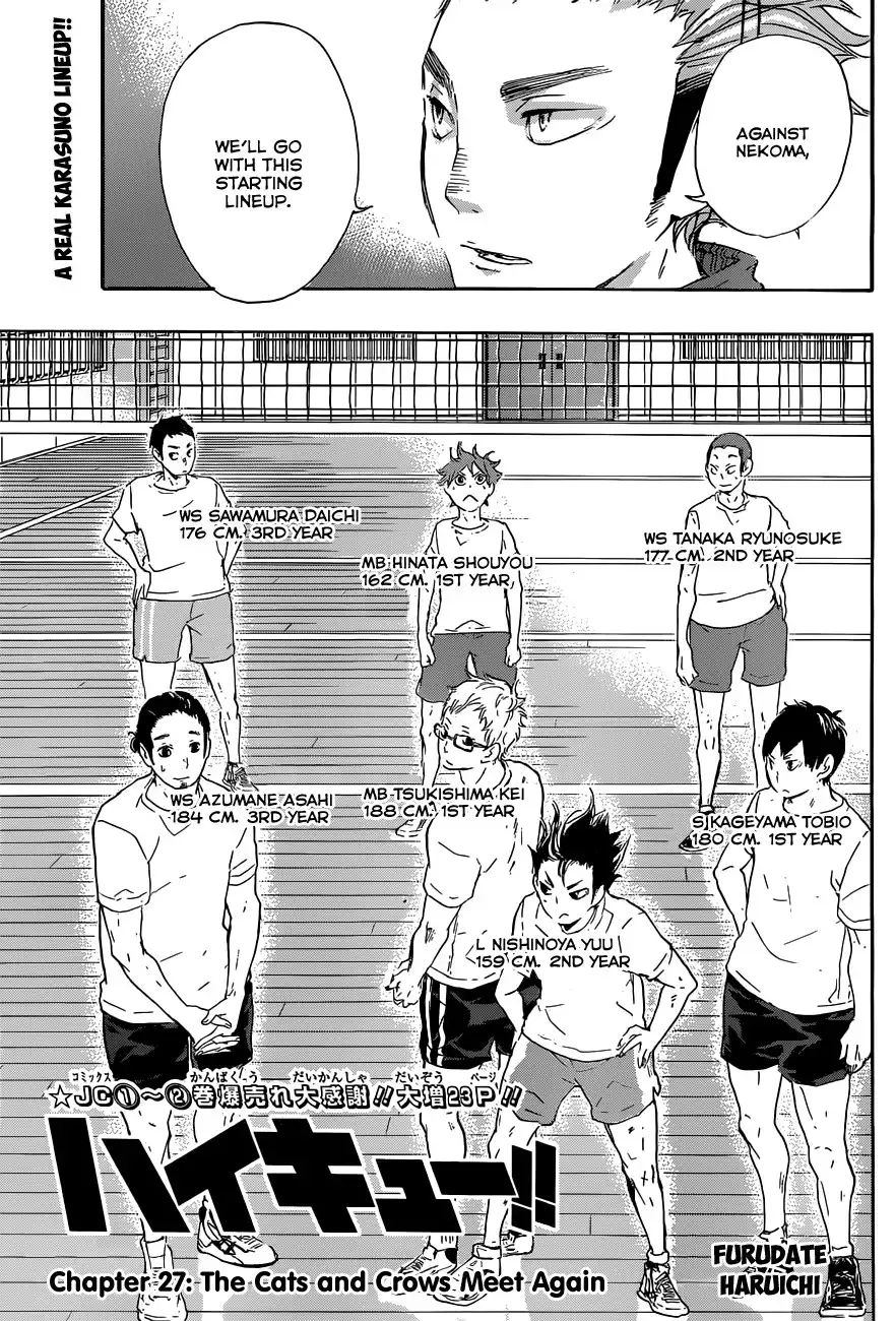 Haikyuu!! Chapter 27