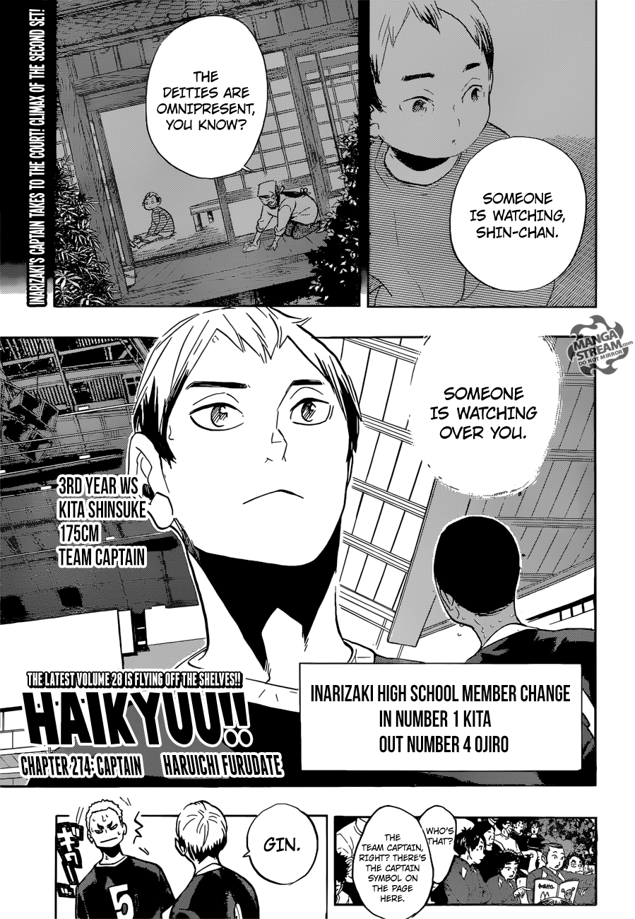 Haikyuu!! Chapter 274