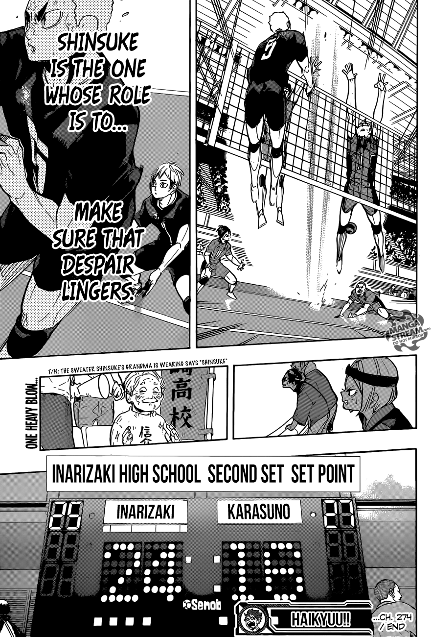 Haikyuu!! Chapter 274