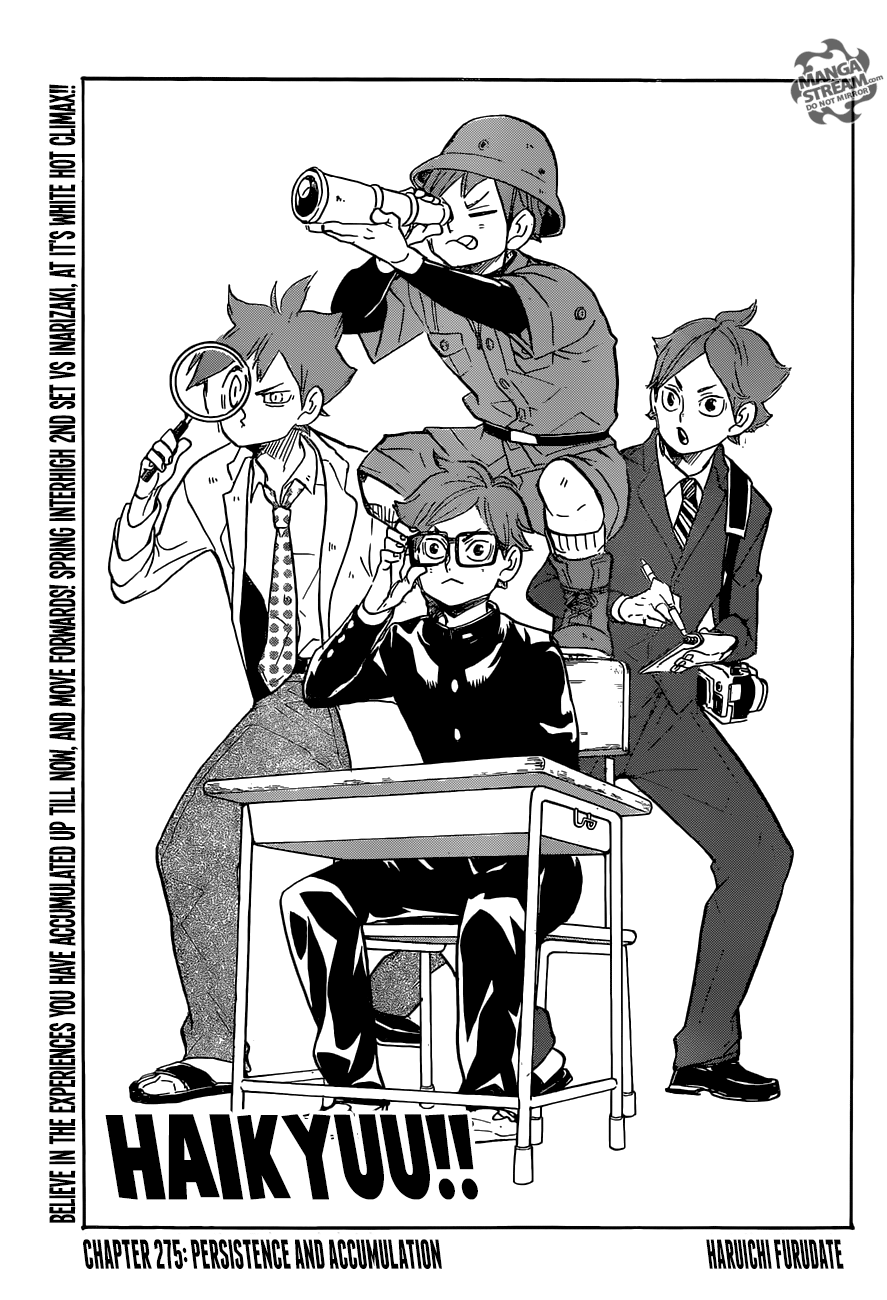 Haikyuu!! Chapter 275