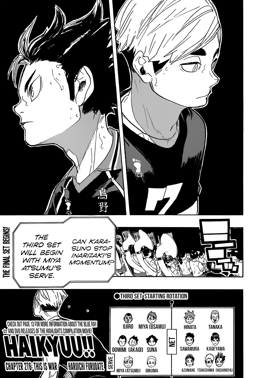 Haikyuu!! Chapter 276