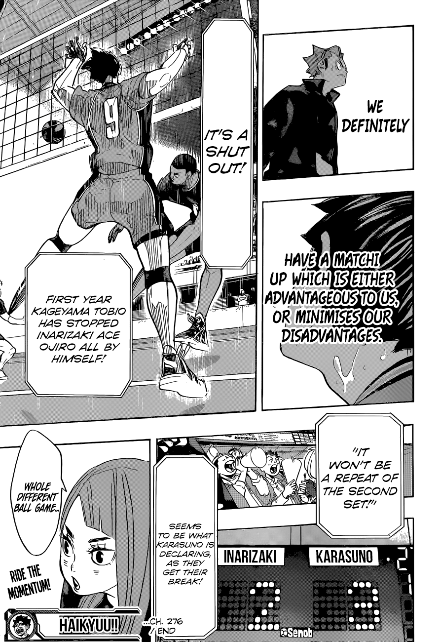 Haikyuu!! Chapter 276