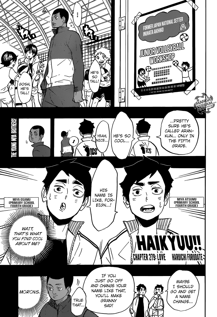 Haikyuu!! Chapter 279