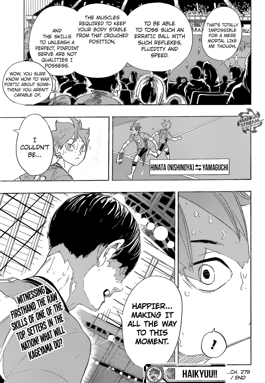 Haikyuu!! Chapter 279