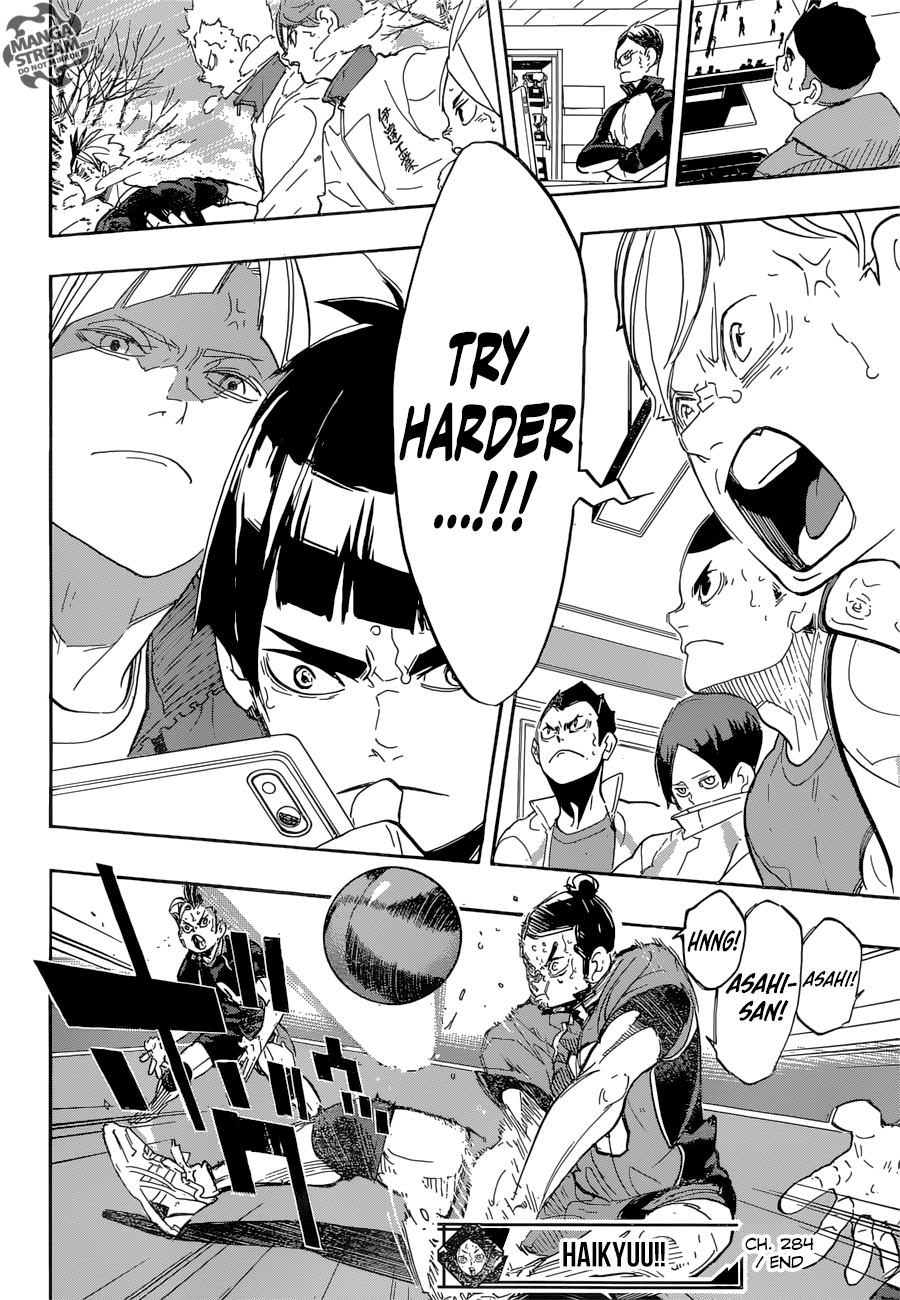 Haikyuu!! Chapter 284