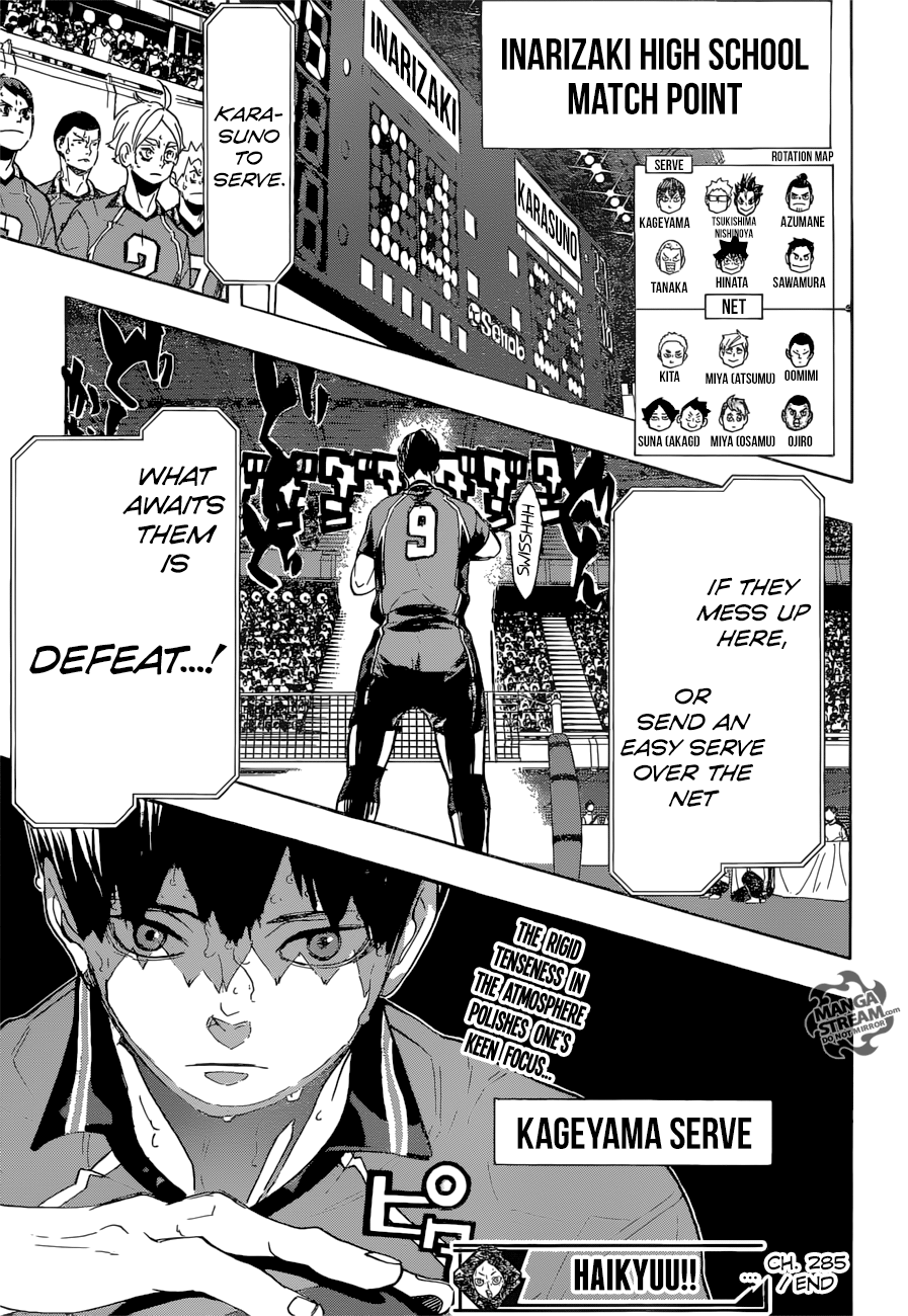 Haikyuu!! Chapter 206