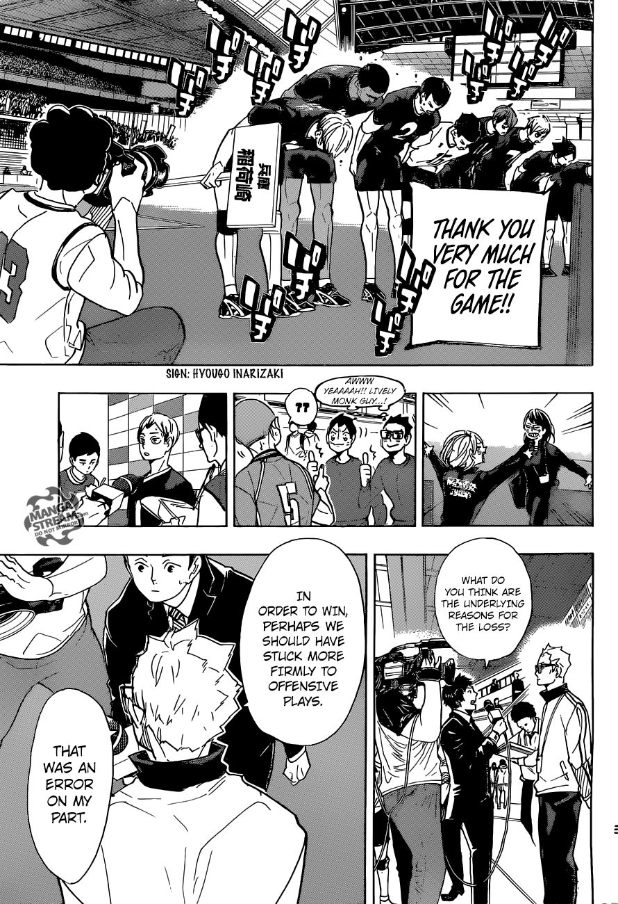 Haikyuu!! Chapter 291