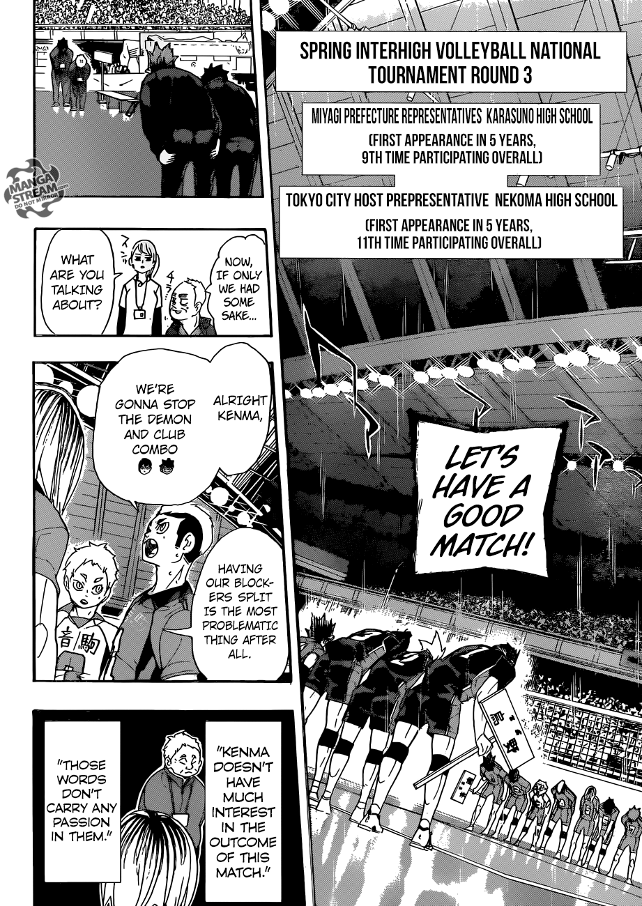 Haikyuu!! Chapter 293