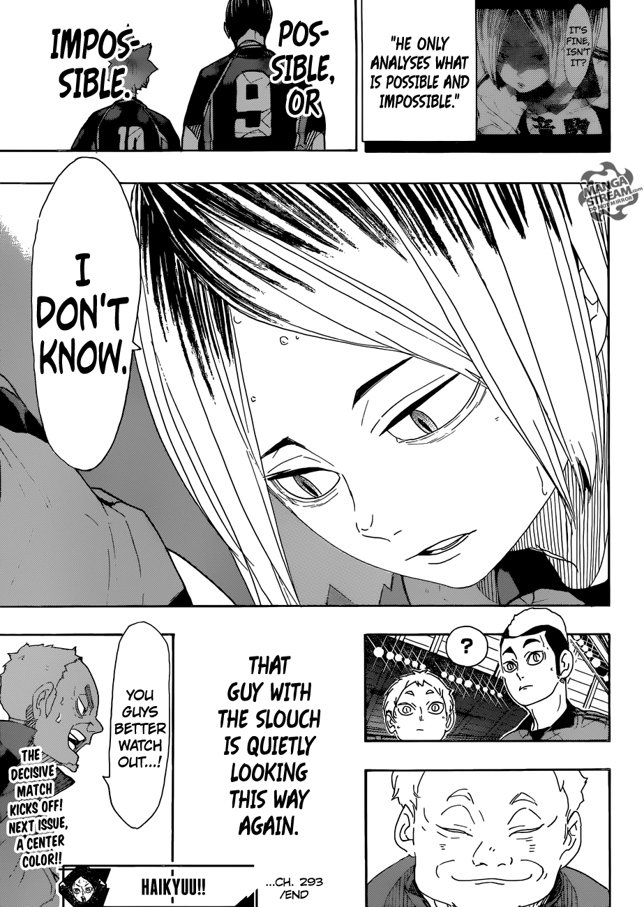 Haikyuu!! Chapter 293