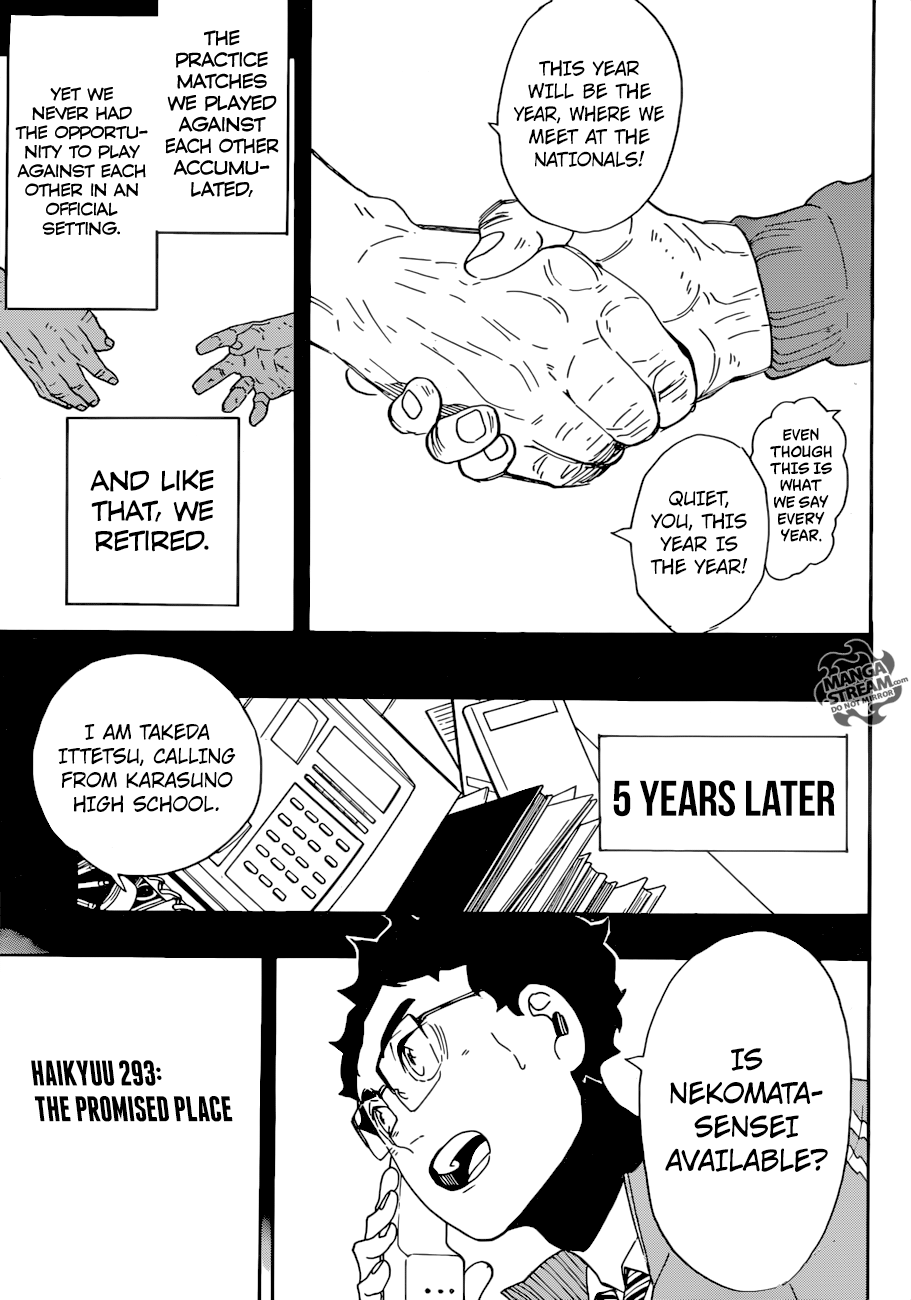 Haikyuu!! Chapter 293