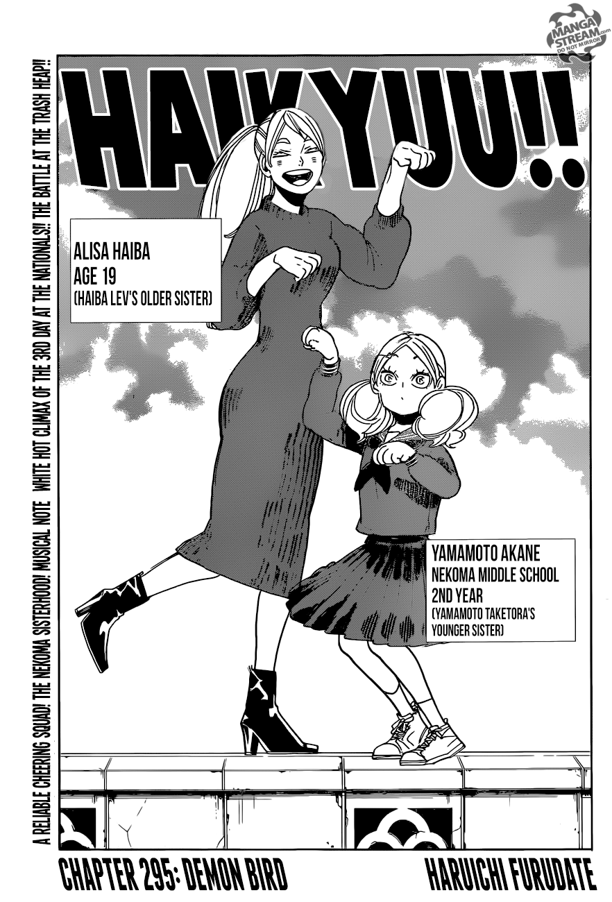 Haikyuu!! Chapter 295