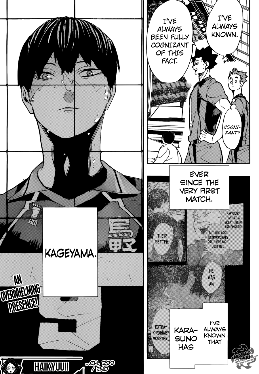 Haikyuu!! Chapter 299