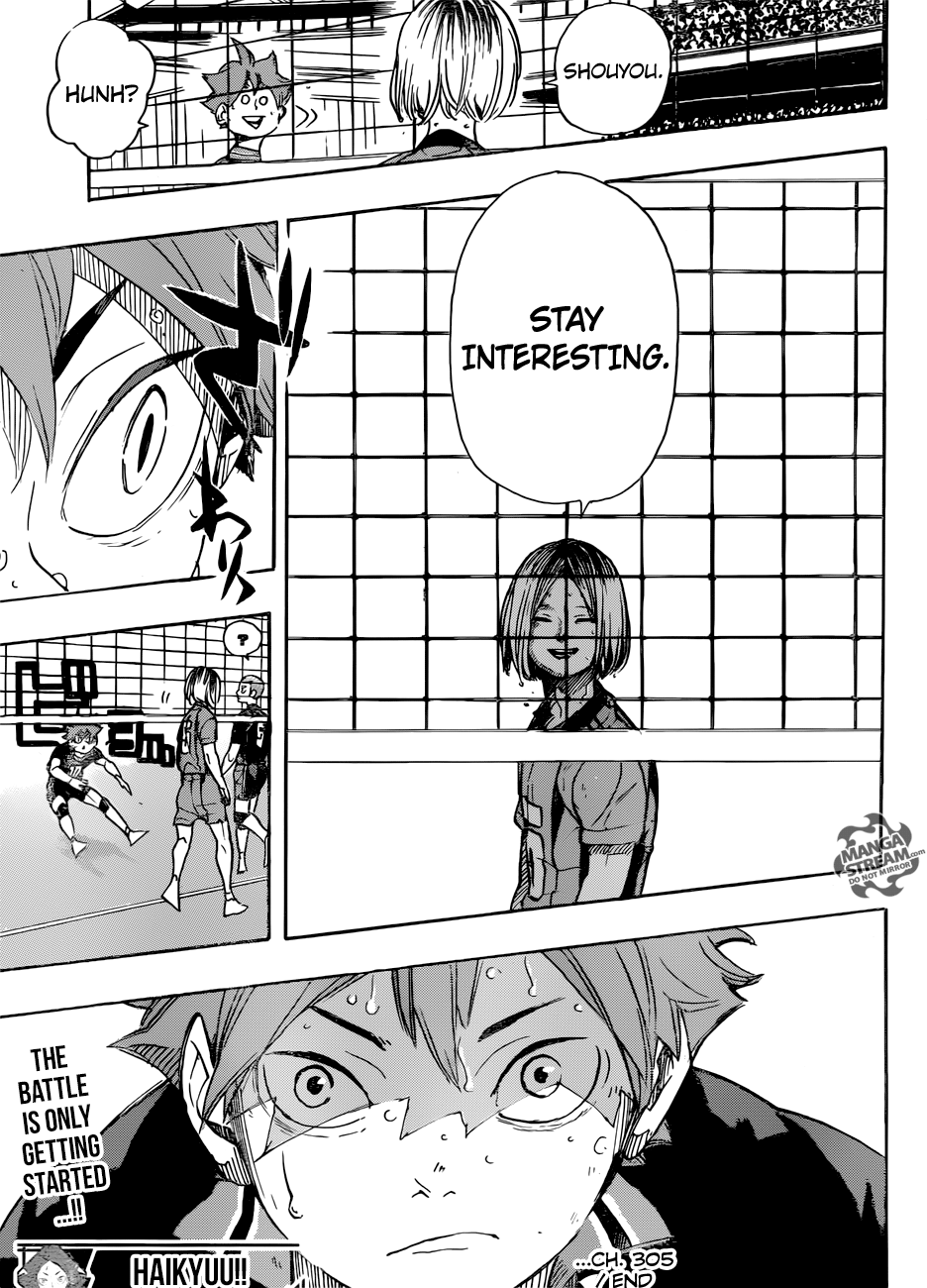 Haikyuu!! Chapter 305