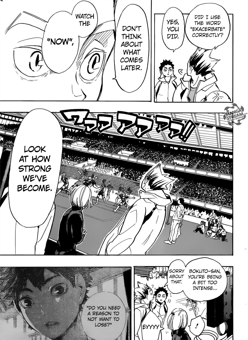 Haikyuu!! Chapter 306