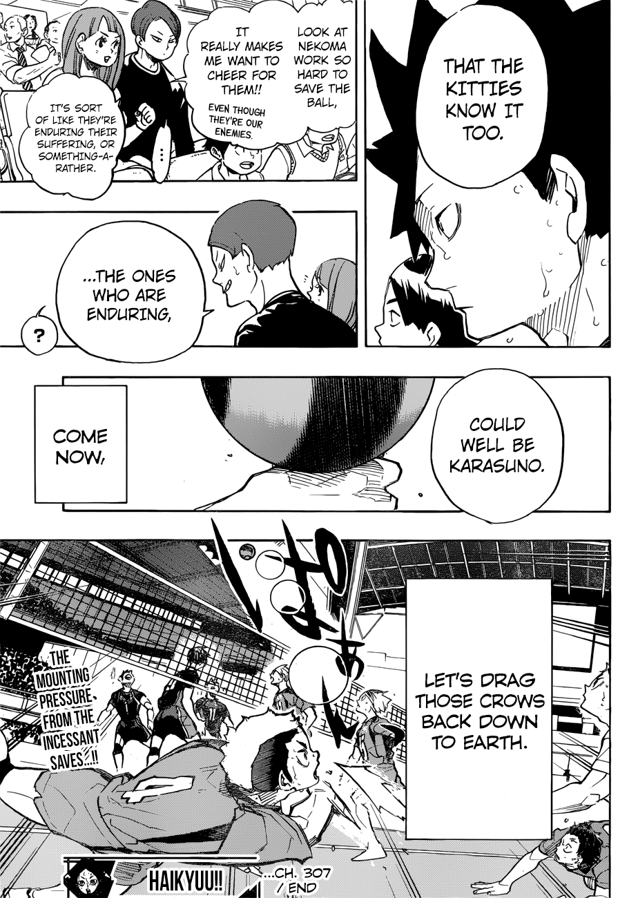 Haikyuu!! Chapter 307