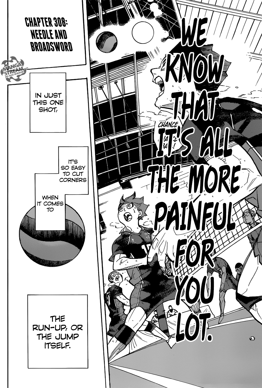 Haikyuu!! Chapter 308