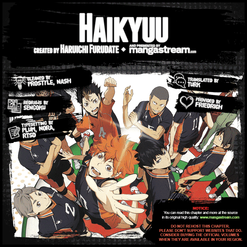 Haikyuu!! Chapter 309