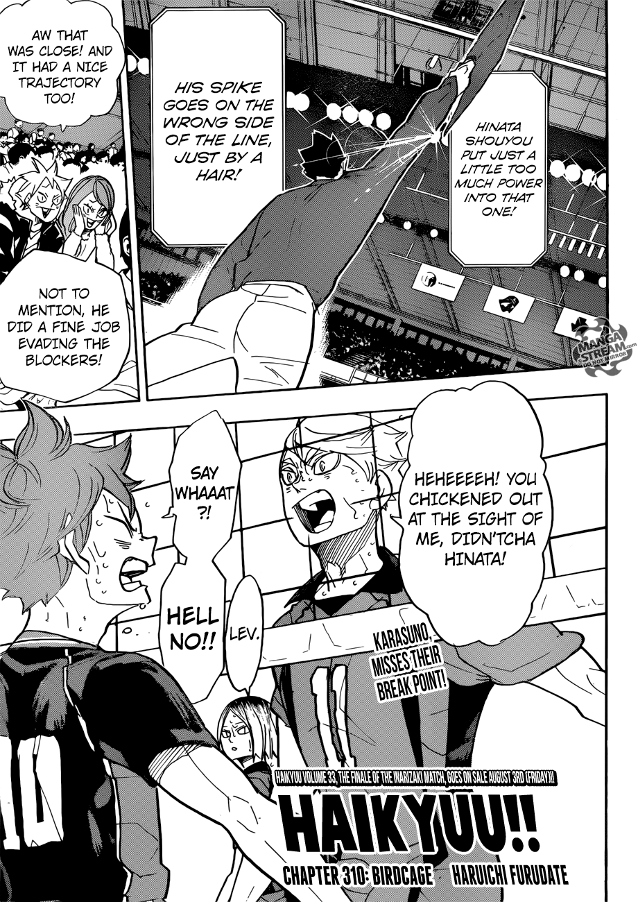 Haikyuu!! Chapter 310