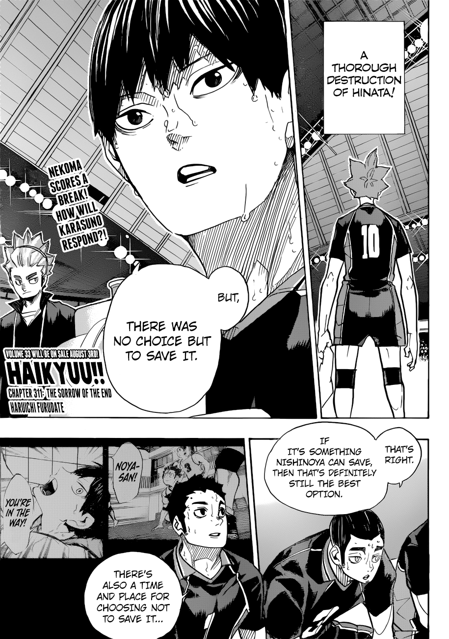 Haikyuu!! Chapter 311