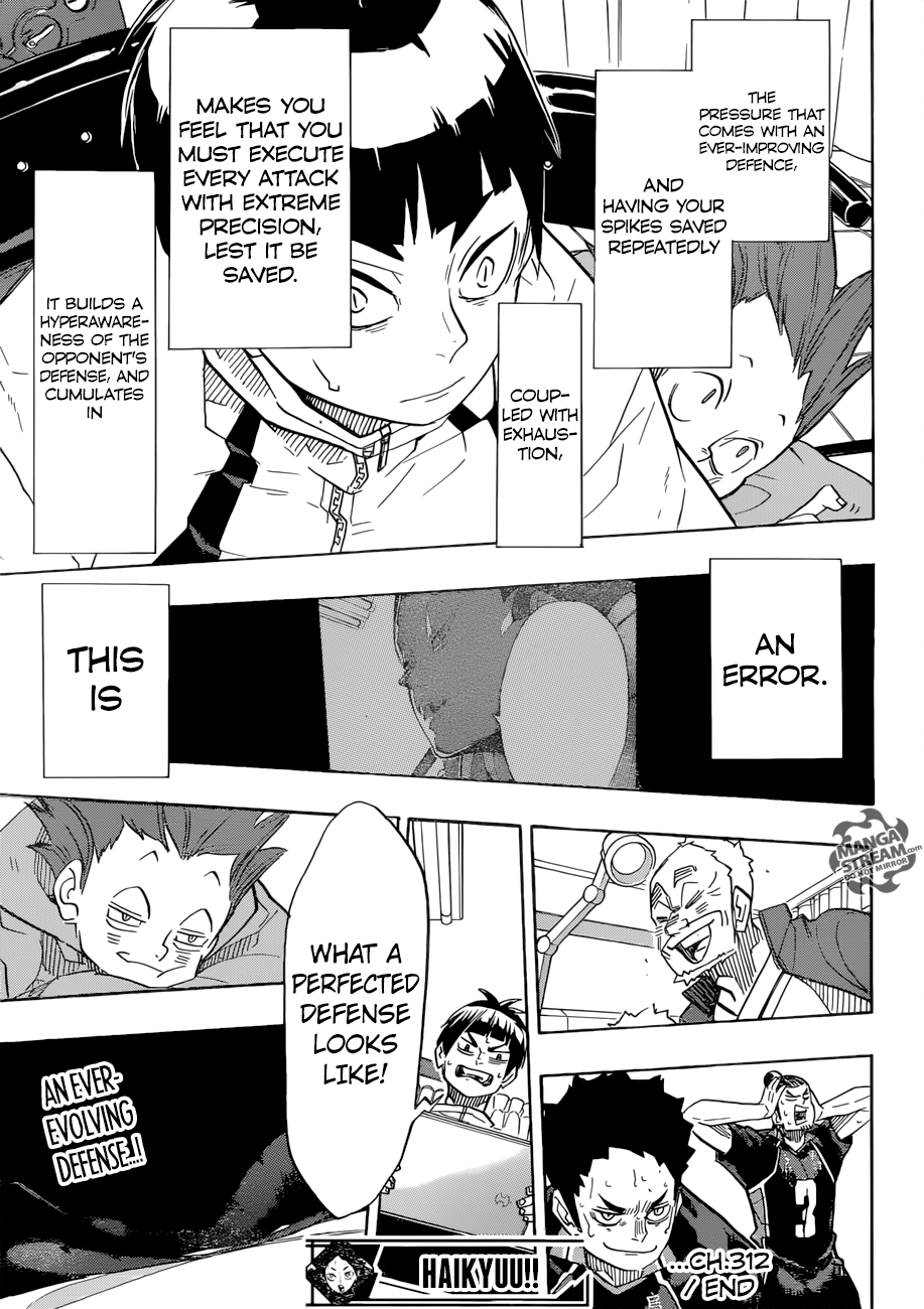 Haikyuu!! Chapter 312