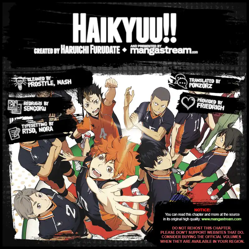 Haikyuu!! Chapter 312