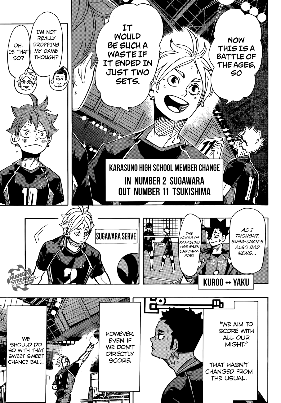 Haikyuu!! Chapter 313