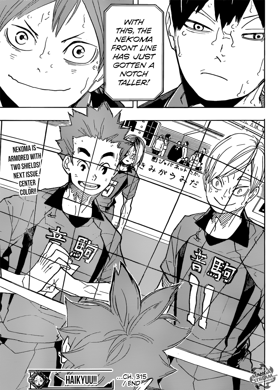 Haikyuu!! Chapter 315