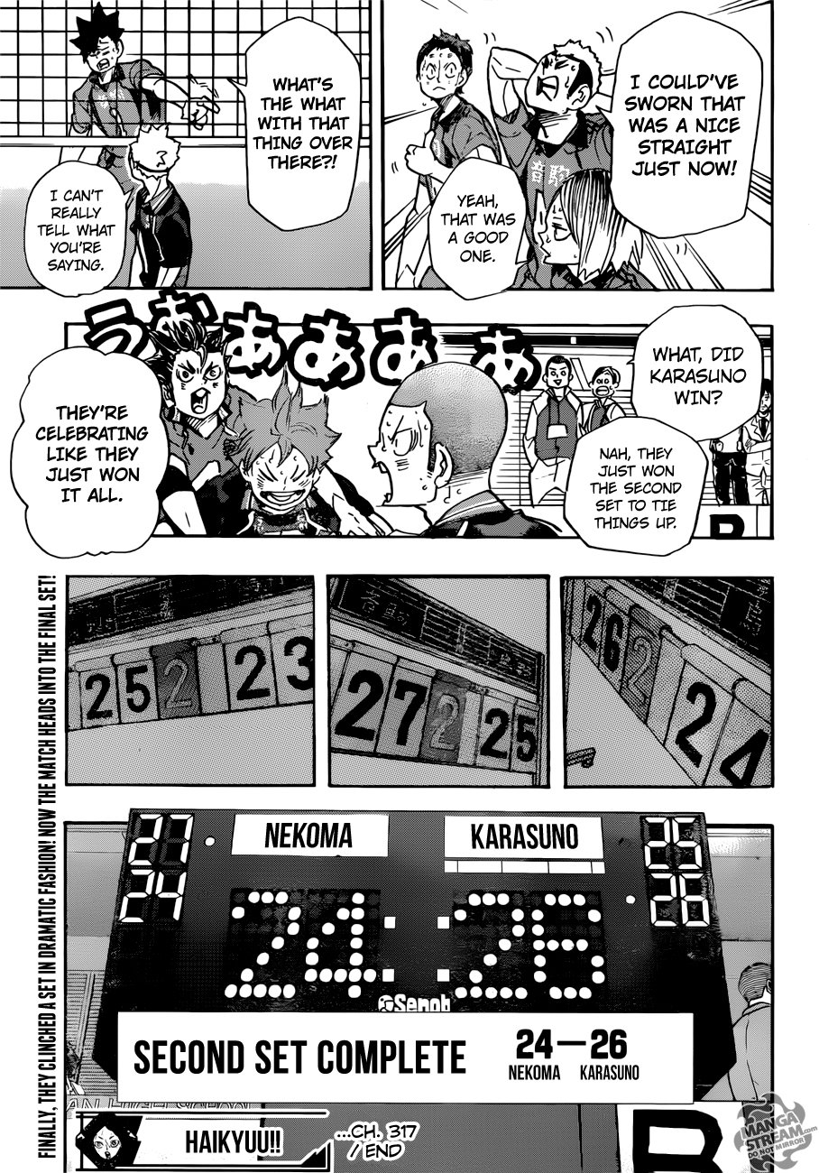 Haikyuu!! Chapter 317