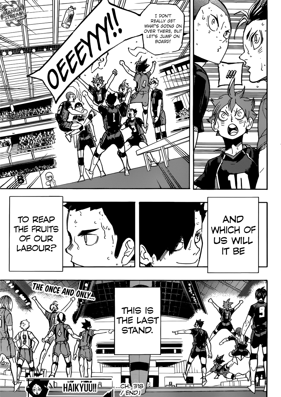 Haikyuu!! Chapter 318