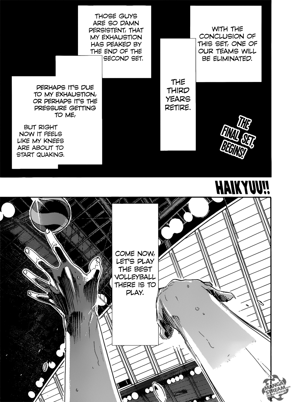 Haikyuu!! Chapter 319