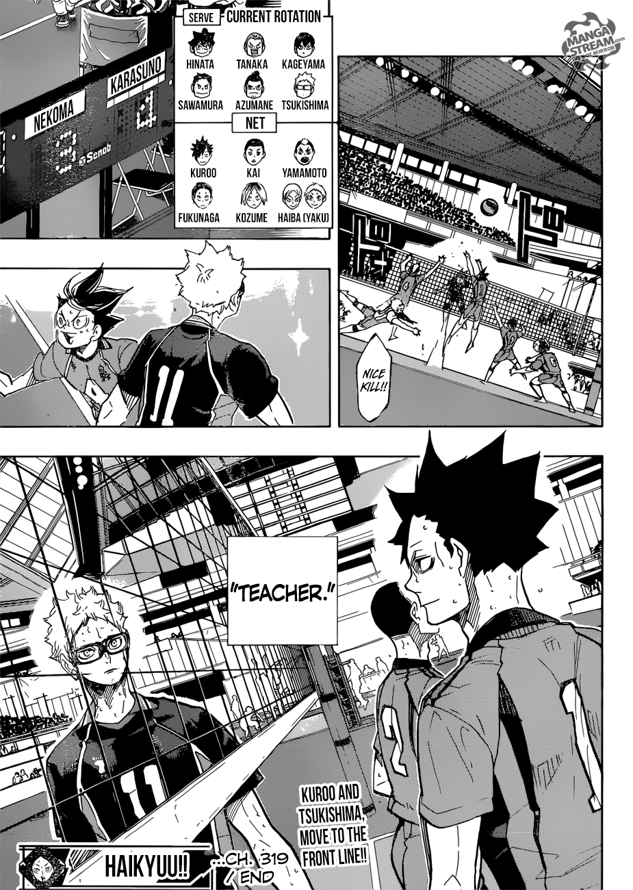 Haikyuu!! Chapter 319