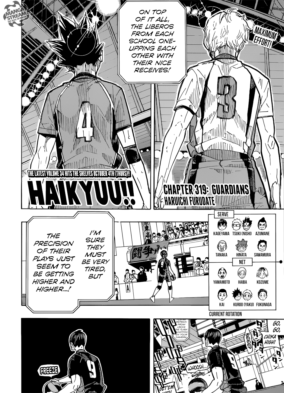 Haikyuu!! Chapter 319