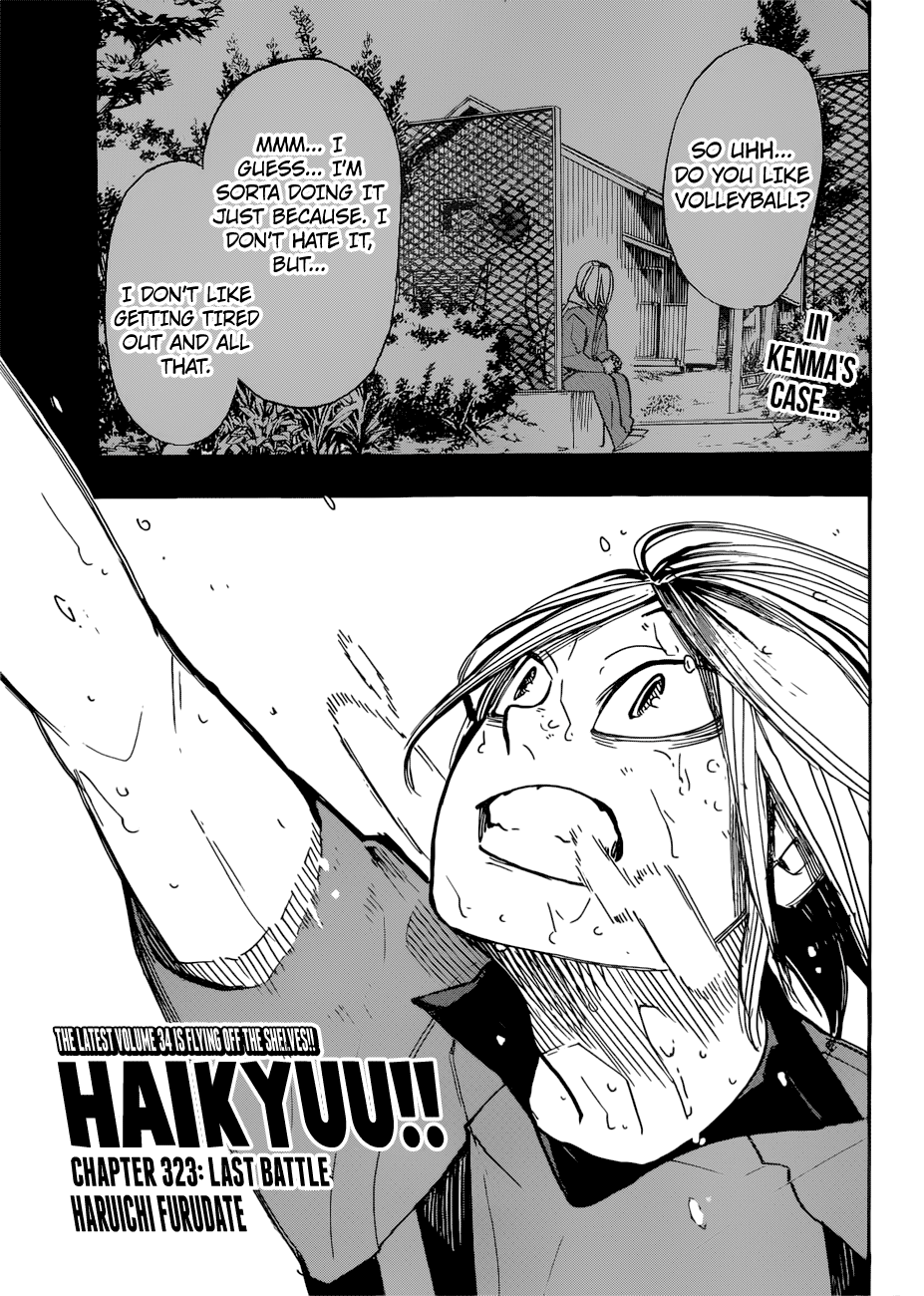 Haikyuu!! Chapter 323