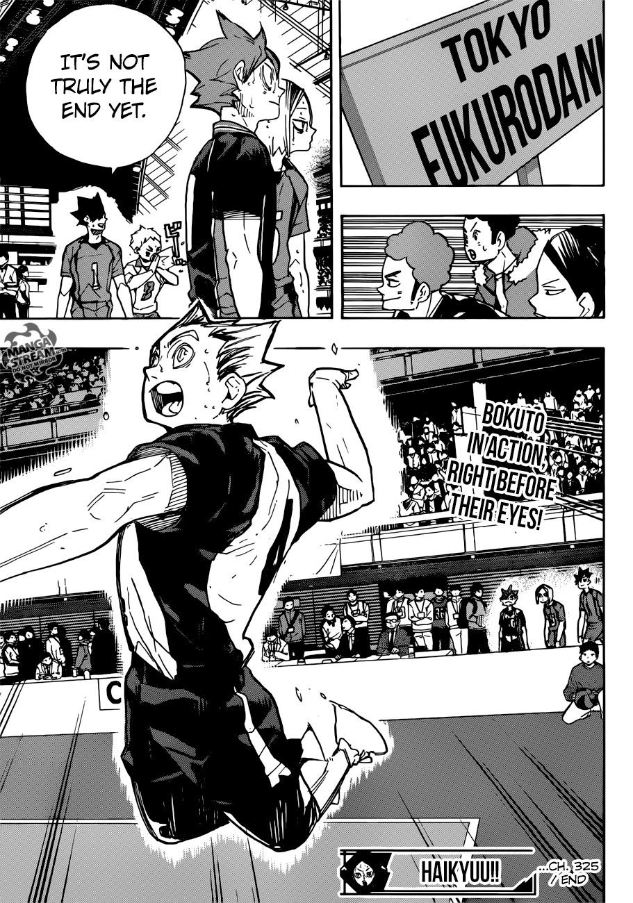 Haikyuu!! Chapter 325