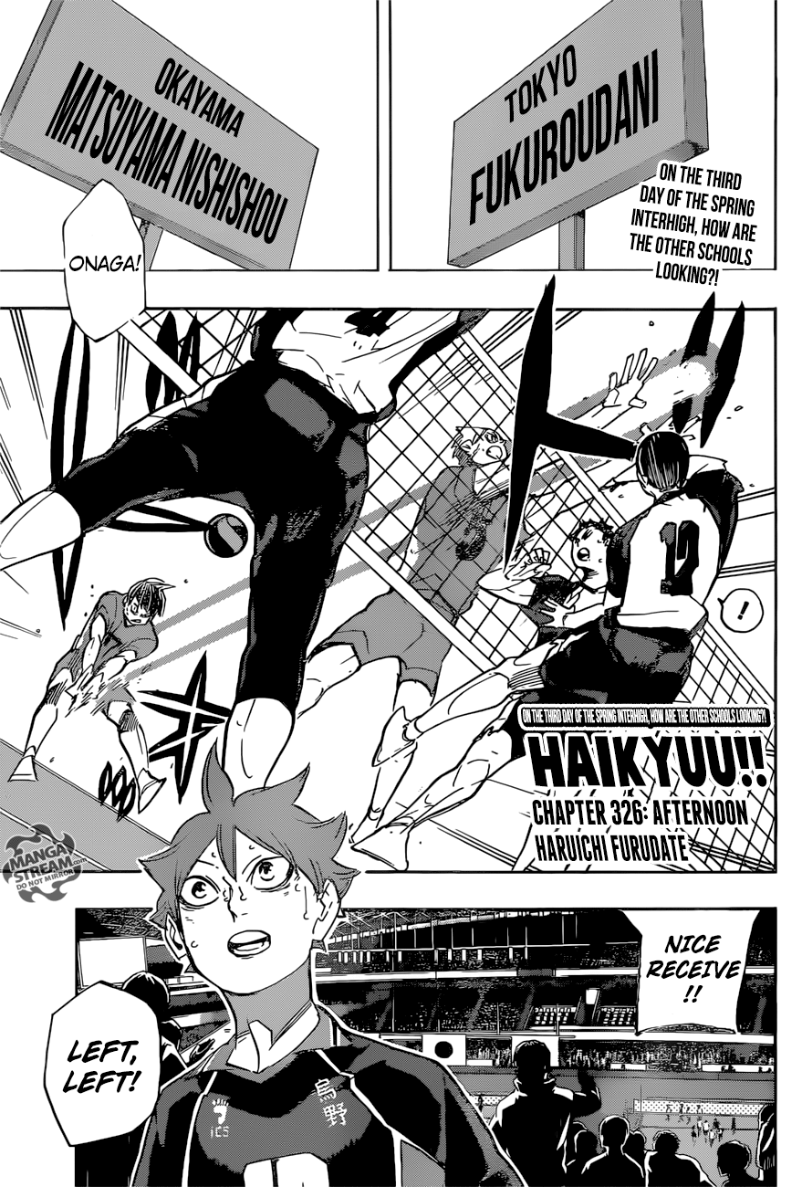 Haikyuu!! Chapter 326