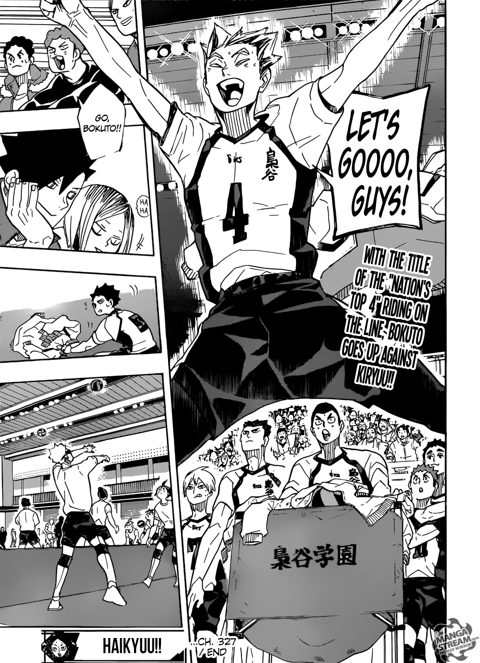 Haikyuu!! Chapter 327